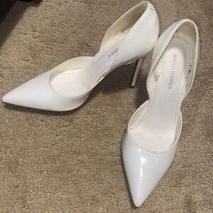 Marc Fisher white heels